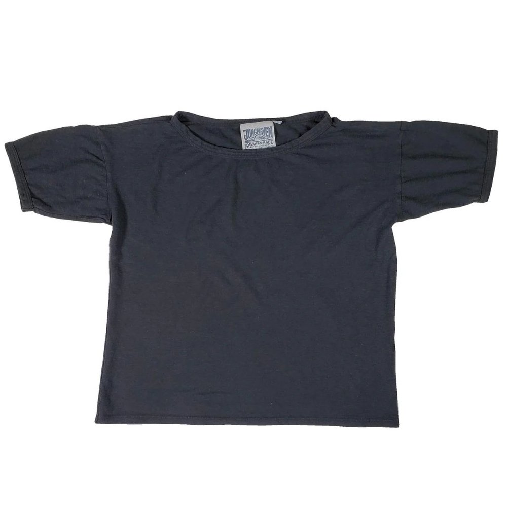 Jungmaven boxy tee black womens small